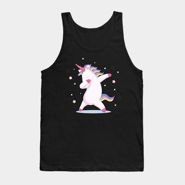 Dancing Unicorn Tank Top by JoannaMichelle